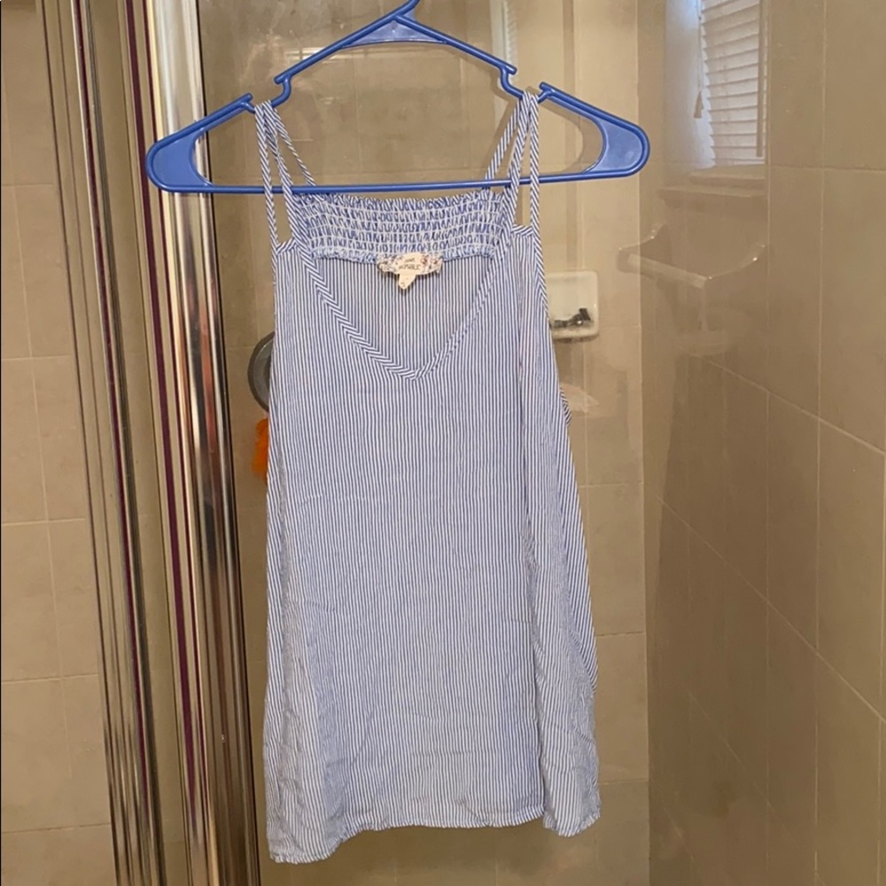Blue tank top